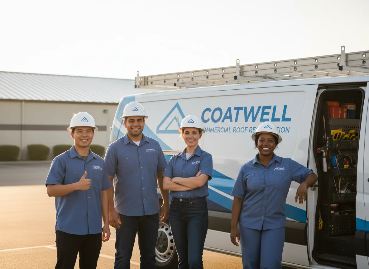 Commercial roof coating company in Saginaw, MN